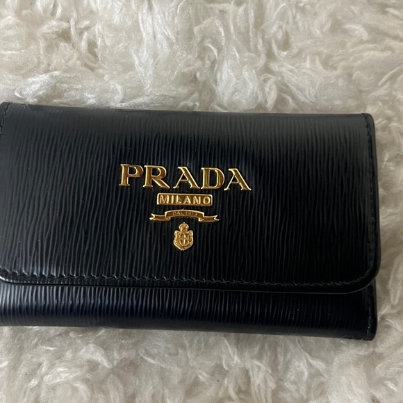 Prada Saffiano Key Holder Wallet - Picture 1 of 8